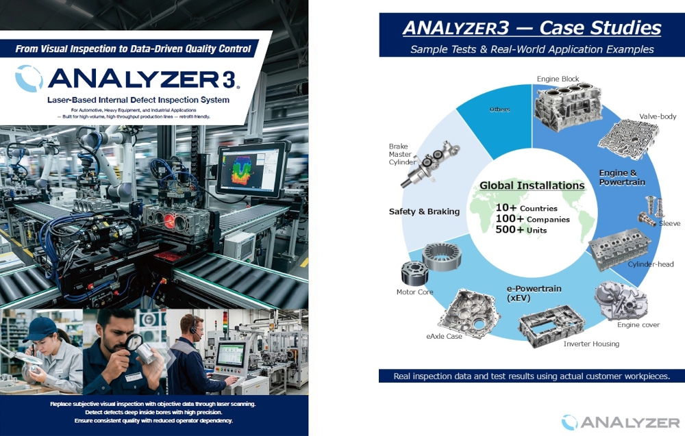 Image of the ANALYZER product catalogs